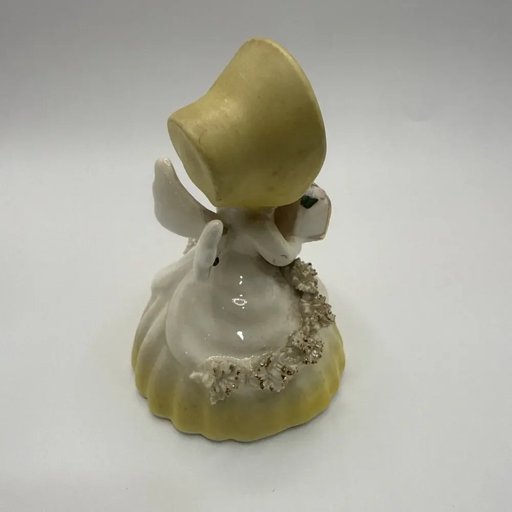 Vintage 1956 Napco August Birthday Gift Angel Girl Bell Belle 1307H HTF Sweet *